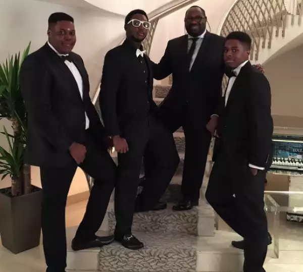 Dele Momodu And Sons Look Cute In New Photos [See Photos]